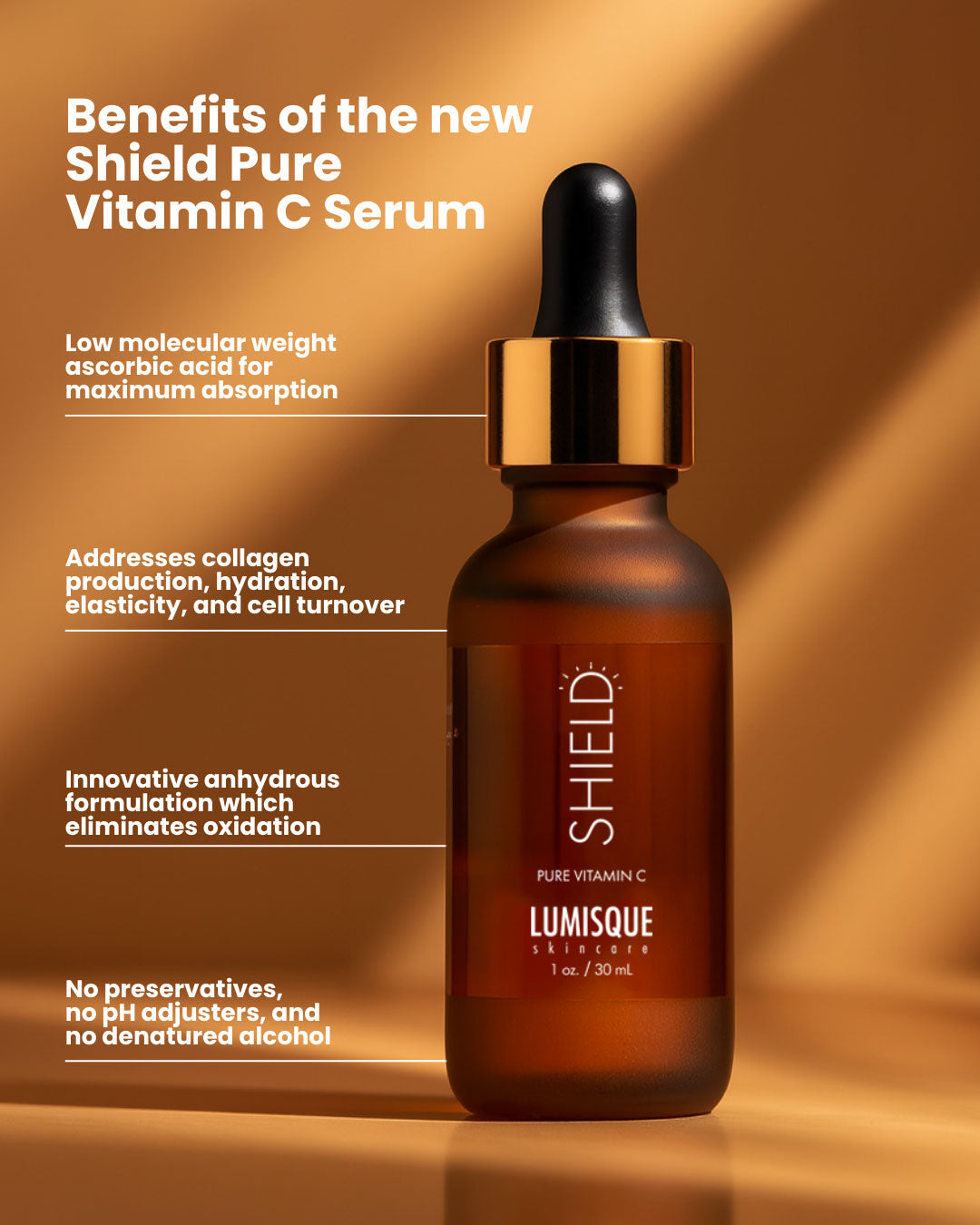 SHIELD Pure Vitamin C by LUMISQUE